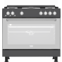 Beko Gas Cooker, 5 Burners, Bohemian Anthracite - GGR 15115 DX NA