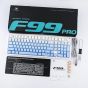 كيبورد جيمنج لاسلكي ايبوميكر X Aula F99 Pro، بمفاتيح Nimbus - ازرق