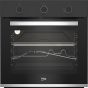 Beko Built-in Gas Oven with Grill, 66 Liters, Black - BBIH12100BC