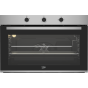 Beko Built-in Gas Oven, 96 Liters,  90cm, Silver and Black - BBWHT12104XS