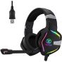 Techno Zone RGB | Microphone | USB Jack with Software | PC Laptop & PS 4 K-69 New Version