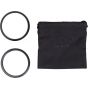 Fujifilm Lens Hood for X70 Digital Camera, Black and Silver- LH-X70