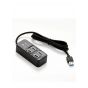 USB Hub 4 in 1, 4 Ports, Black - P-901
