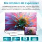 Promate 4K HDMI Cable 10M, Ultra HD High-Speed 4K 60Hz HDMI Cable with Ethernet, 3D Video Support and 24K Gold Plated Connector for Fire TV, Apple TV, PlayStation, PC, Laptop, HDTV, ProLink4K2-10M