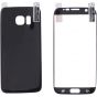 Front and Back Gelatin Screen Protector for Samsung Galaxy S8 - Transparent and Black