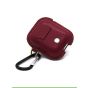Leather Case for Apple AirPods 2nd Generation- Dark Red
