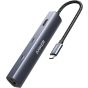 موزع USB فئة C انكر باور اكسباند دايركت، 6 منافذ، رمادي غامق - ‎A83650A1