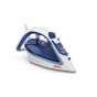 Tefal Easygliss Plus Steam Iron, 2400 Watts, Blue and White - FV5715E0