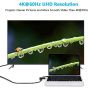 محول USB فئه C الي HDMI تشوتيك، 7 سم، اسود - Hub-M03-Bk