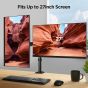 Koorui Dual Arm Holder for 13 to 27 Inch Monitors, Black - KR20G