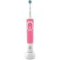 Oral-B Vitality 100 Cross Action Rechargeable Toothbrush, Pink - 4210201200710