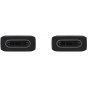 Samsung  Type-C to Type-C Super Fast Charging and Data Cable - 1.2m, Black - EP-DG977