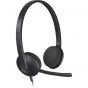 Logitech USB Headset, Black - H340