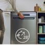 Indesit Freestanding Dishwasher, 14 Persons, Grey - DFO 3C23 AX