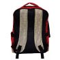 Gharibo Bags School Backpack With Pencil Case for Kids, Color Splash Pattern - Red