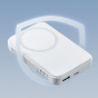 Joyroom Magnetic Power Bank, 10000mAh, White - JR-W020
