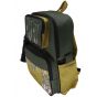Gharibo Bags One Hand School Backpack With Pencil Case for Kids, Feathers Pattern - Olive