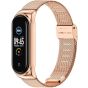 Stainless Steel Replacement Strap for Xiaomi Mi Band 3 Smart Watch - Gold