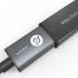محول USB فئة C الى USB فئة A ادم ايلمنتس كاسا F13، قدرة 15 وات - رمادي