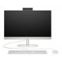 HP 24-CR0001l ِAll in One, Intel Core i7-1355U, 512GB SSD, 16GB RAM, 23.8 Inch FHD IPS Display, Intel Iris Xe Graphics, Dos- White, with Keyboard and Mouse