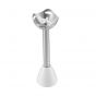 Tank Hand Blender with Attachments, 500ml, 600 Watt, White - CM-6003-1