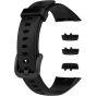 EasyULT Adjustable Wristband, Replacement Strap Compatible with Honor Band 6 Wristband, Sports Watch Strap Made of Soft Plastic Waterproof Bracelet [Black]