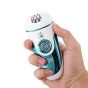 VGR Rechargeable Epilator, Wet and Dry, White and Blue - V-700
