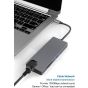 USB Type C 8 in 1 Hub - Grey