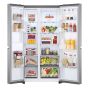 LG No Frost Refrigerator with Inverter Motor, 655 Liters, Silver - GC-B257SLWL