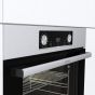Gorenje Electric Built-in Oven with Grill, AirFry Function, 60 cm, 77 Liters, Black and Silver - BOS6737E09X