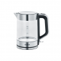 Severin Electric kettle, 1.7 Liters, 2200 Watt, Transparent and Silver - WK 3420