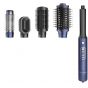 Rushbrush AirWrapper with attachments, 4 Heat settings - Navy Blue