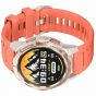 Mibro GS Active Smart Watch, 1.3 Inch - Gold Case and Orange Strap