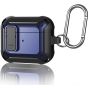 leQuiven Compatible with Airpods 3rd Generation Case 2021, Shockproof Protective Case Cover for Airpods 3 Charging Case with Keychain, Full-Body Rugged Hard Shell for Air pods 3, Not Include AirPods