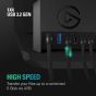 Elgato USB Hub, 100 Watt, 8 Ports, Black - ‎20GBN9901