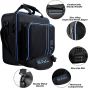 Chicoque PlayStation Bag For PlayStation 5 With Controller Cover - Black and Blue