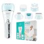 VGR Hair Remover, Wet and Dry, White and Blue - V-733