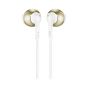 JBL T205 Wired Earphones - White and Gold