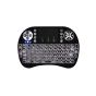 Mini Wireless Keyboard with Touchpad - Black