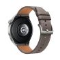 Huawei Watch GT 3 Pro Smart Watch, 1.43 Inch - Light Titanium Case with Grey Leather Strap