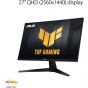 Asus TUF Gaming VG27AQ3A 27 Inch QHD IPS Monitor, 180Hz, Black