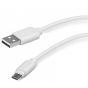 كابل Micro USB اس بي اس للشحن ونقل البيانات، 1 متر - ابيض