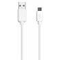 SBS Micro USB Charging and Data Cable, 1 Meter - White