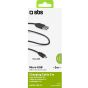 كابل Micro USB اس بي اس للشحن ونقل البيانات، 2 متر  - اسود
