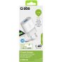 SBS Fast Travel Charger, 1 Port, 2100mAh - White