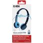 SBS Soft Sound On Ear Wired Headphones With Microphone - Blue