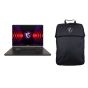 MSI Vector 17 HX A14VHG Laptop, Intel Core i9 14900HX, 1TB SSD, 32GB RAM, 17 Inch QHD Plus Display, NVIDIA GeForce RTX 4080 12GB GDDR6, Windows 11- Cosmos Gray, with Laptop Bag