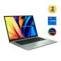 Asus VivoBook K3402ZA-OLED007W Laptop, Intel Core i7-12700H, 14 Inch OLED 2.8K, 512GB SSD, 16GB RAM, Intel Iris XE Graphics, Windows 11 - Brave Green