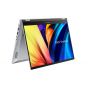 ASUS VivoBook Flip 14 TP3402ZA-LZ007W Laptop, AMD Ryzen 5 7430U, 512GB M.2 NVMe PCIe SSD, 8GB RAM, 14 Inch, WUXGA, 60Hz, AMD Radeon Graphics, Windows 11 - Silver with ASUS Pen 2.0 SA203H-MPP2.0