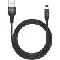 كابل USB إلى لايتنينج هوكو، 1.2 متر، اسود - U76